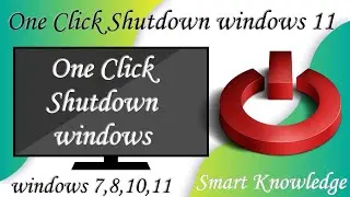 one click shutdown windows 10