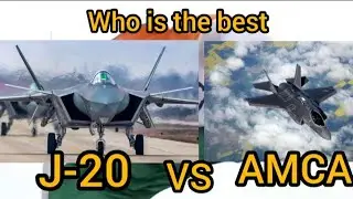 Who is the best/ AMCA VS J-20/comparision video/Defence Update/Engines /Radar. /missile/Design/new