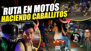 RODADA MASIVA en MOTOS en el centro de Monterrey haciendo maniobras!