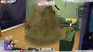 Fighting my spooky sis like it&rsquo;s normal 😂🦴 #thesims4 #bonehilda #maxis #easports #fighting #bestie