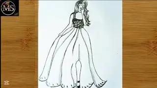 Girl with mobile drawing//Girl Holding Mobile Phone Drawing//M.s imagination Art