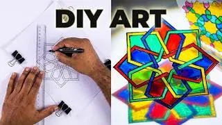 DIY Dual-View Geometric Art Frame ✨ | Creative Home D&eacute;cor Idea | Diwali D20 | CCL IIT Gandhinagar