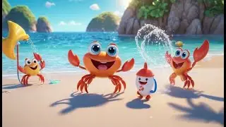 Sunny Seal Splashes Water | Fun Water Play Song for Kids | Nursery Rhymes in English