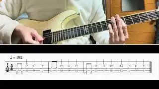 [TAB譜] Still Waiting(Sum 41) Guitar riff cover [ギター]