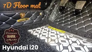 Hyundai i20 Asta 7d mat installation || 7d floor mat installation at Home || ft. Coozo