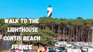 Lighthouse in Contis Beach, France | Stunning Ocean Views
