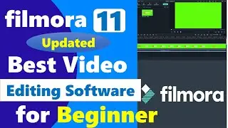 WONDERSHARE FILMORA 11 | How To Use Wondershare Filmora  | Video EDITING TUTORIAL for BEGINNERS