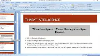 Threat Intelligence - Intelligent hunting