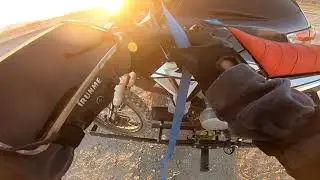How I setup my Trailer Hitch Motorcycle Carrier