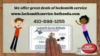 Locksmith Service Bethesda 410-698-1255|Lost Keys|Home Lock Re-Key|Safe Keys