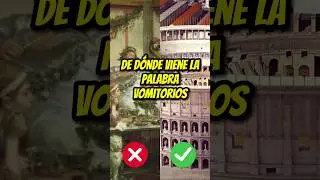 Vomitorios: el verdadero significado de la palabra  #curiosidades #historia