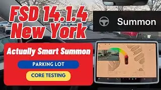Я трижды попробовал новый &laquo;Actually Smart Summon&raquo; от Tesla &mdash; никаких вмешательств! (FSD v14.1.4)