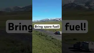 Out of fuel on the Dempster Highway? #mountains  #dempster #canada #arcticocean #ferry