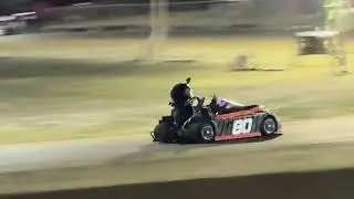 James In the 80 Light Mod Main Race at Graveyard Speedway 9-20-2025