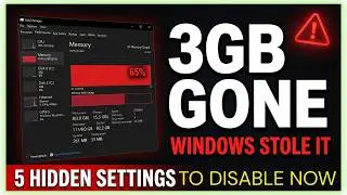 5 Hidden Windows Settings Eating Your RAM Right Now (Disable Them Immediately)
