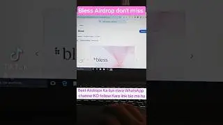 Bless Network Airdrop | Zero Investment, High Rewards | Don&rsquo;t MiSS #earnmoney #crypto #airdropupdate