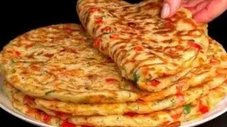  बिना मेहनत प्याज टमाटर और एक कप गेहूं  के आटे से बनाए स्वादिष्ट नाश्ता | healthy breakfast recipe