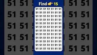 Find The Odd Number 15 #findtheoddnumber #shorts #maths #riddle #puzzle #viral #viralshorts #quiz