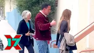 Ben Affleck And Jennifer Lopez Arrive At Sam's Game With Ben's Mom