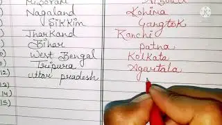 Indian State Capitals (2022) l Learn state & capitals #statecapital #learning #growth #honestmentor