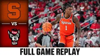 Syracuse vs. NC State Full Game Replay | 2025-26 ACC Men's Basketball