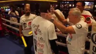 LEE SELBY OFFICIAL WORKOUT WITH TRAINER TONY BORG @ MGM GRAND, LAS VEGAS