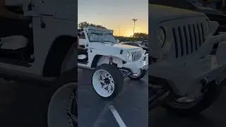Jeep Wrangler on Forgiato wheels #pressureseason #bigwheels #ridingbig