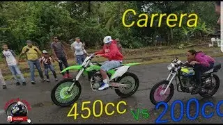 SUPER GATO 200 VS CG LIBRE Y SUPER MOTO KAWASAKI 450cc HD EVENTO COTUI PARTE 3.