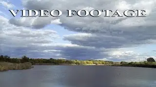 Stock Footage HD. Fishing on the pond.