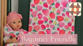 How to Sew a Minky Blanket (Beginner Friendly Child-Size Tutorial)
