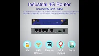 Qixiang QX510 Industrial 4G LTE Modem Router for M2M IoT Connectivity