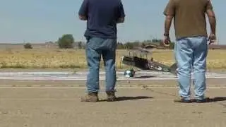 1/4 scale Balsa USA SE5a Electric Maiden Flight