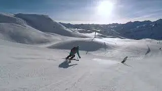 Snowy Mountain Escape  4K Ultra HD  Relaxing Nature Video