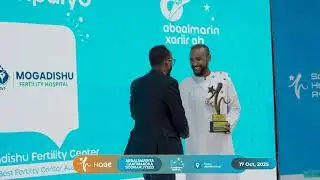 We won best Fertility Hospital in Somalia from Somali health Awards