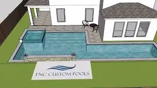 Ha Nguyen In Houston. Swimming pool designed by FNC Custom Pools