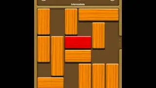 Unblock me free solutions intermediate level 15 ( android and ios app solutions all levels )