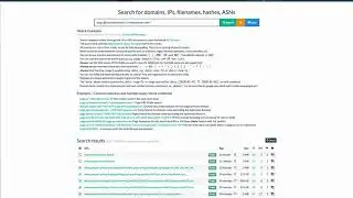 URLScanio Searching