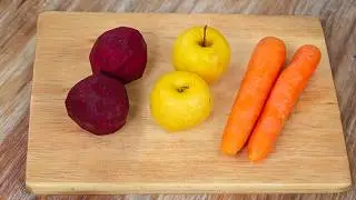 Beetroot, apple, carrot I make this salad once a week! | Healthy and Easy!
