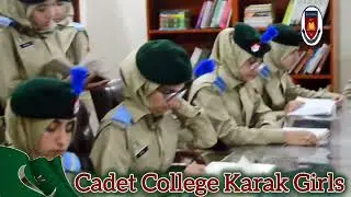 Exploring Knowledge: Girls Cadets Utilizing the Modern Library at Girls Cadet College Karak