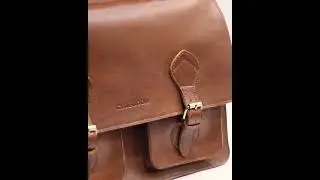 Cloewood Men's Ryder Reserve Bison Leather Briefcase
