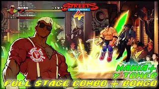 Streets of Rage 4/ v8/ Mania+/ Adam/ Y Tower Full Stage Combo + Bongo!
