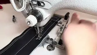 Juki DU-1181N suspended edge guide adjustments explained 