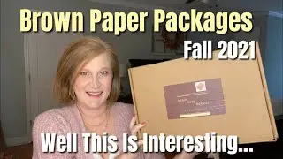 Brown Paper Packages | Fall 2021 | I Have Never Seen This Before...