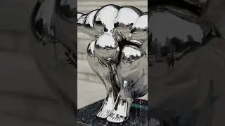 stainless steel diving man sculpture#sculpturepark #artsculpture #modernsculpture #sculpturefactory