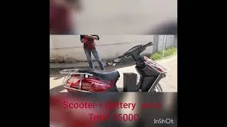 Second hand hero flash electric scooty available 9307728495