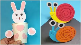 Easy Paper Animal Craft Ideas For Kids | Fun and Creative Paper Crafts for Kids