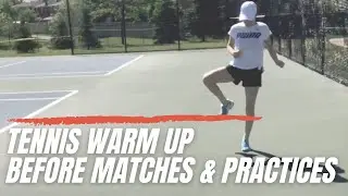 Tennis warm up for kids before practice or matches - tennis lesson for kids