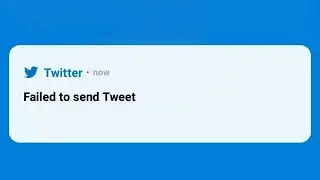 Failed To Send Tweet | Twitter Video Upload Not Working