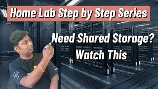 How to configure and present shared storage to ESXi hosts for home lab step by step part-7