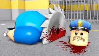 WHO CUT BARRY HEAD OFF in BARRY'S PRISON RUN! New Scary Obby (#Roblox)